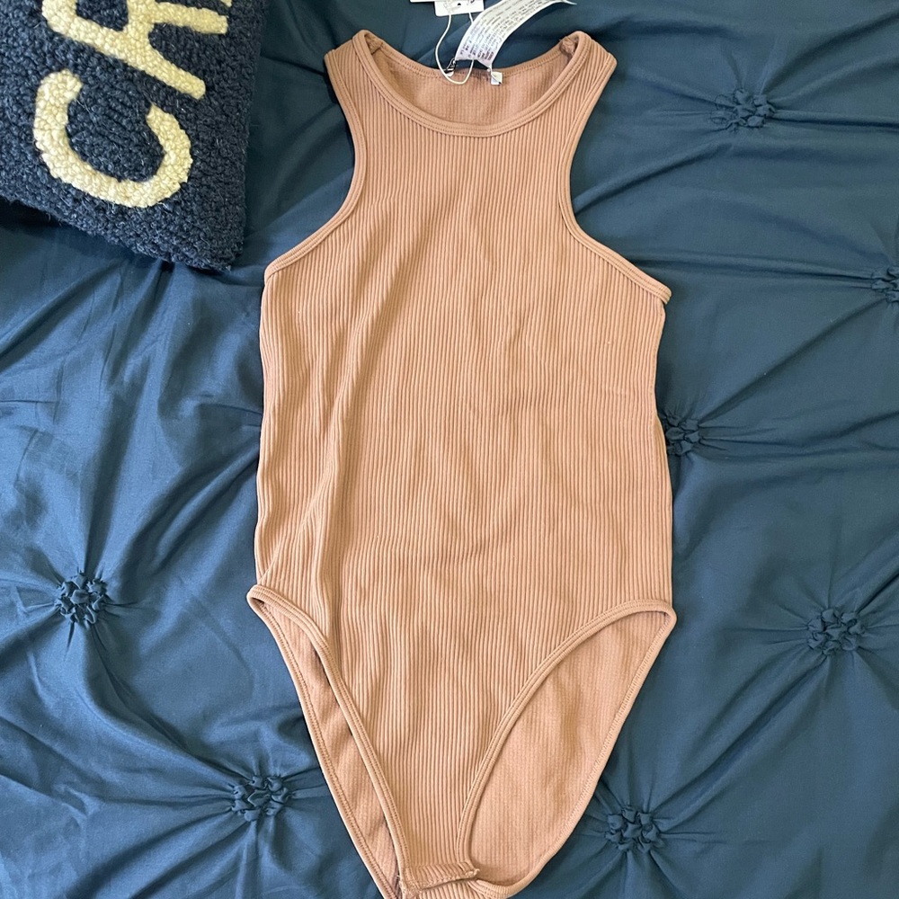 NWT Zara Brown bodysuit
